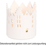Foto Stadtlicht „Rathausplatz“ Teelicht Windlicht Porzellan weiß 9cm von räder - maurer-gentlefield.com