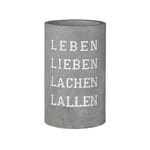 Flaschenkühler „Leben Lieben Lachen Lallen“ von räder - maurer-gentlefield.com