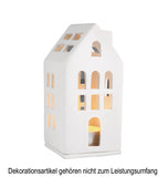 Foto Mini-Lichthaus „Gästehaus“ Teelicht Windlicht Porzellan weiß 19cm von räder - maurer-gentlefield.com