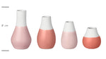 Mini-Pastellvasen - Set aus 4 Vasen von räder - maurer-gentlefield.com